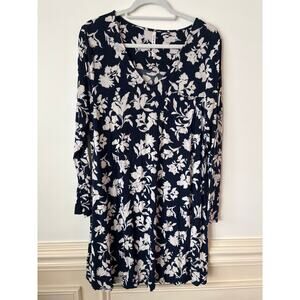 Soma Cool Nights long-sleeve nightgown sleepshirt small